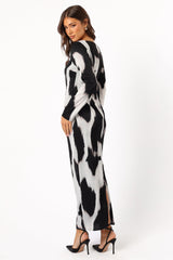 DRESSES @Christah Maxi Dress - Black/White