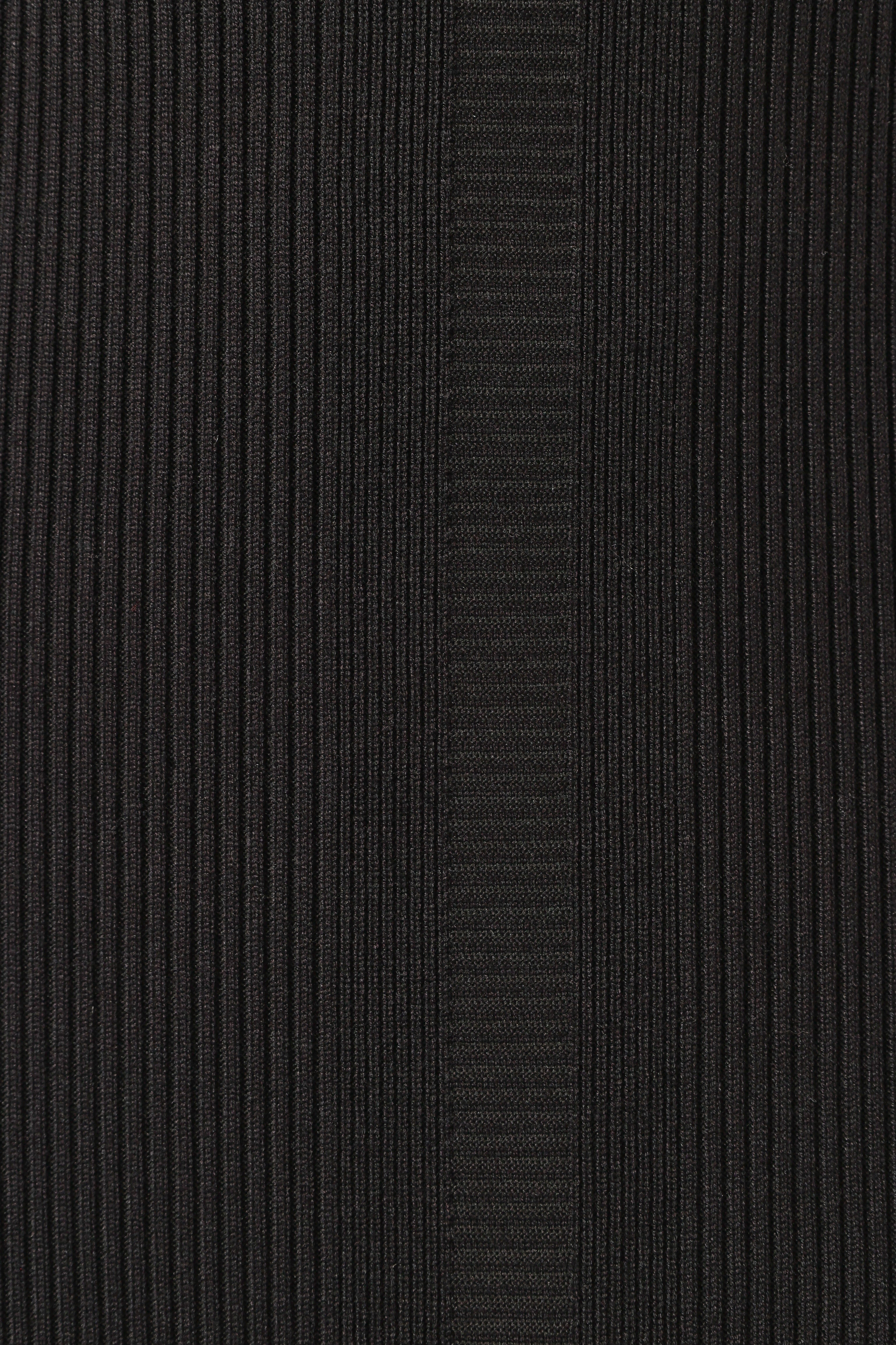 DRESSES @Collins Long Sleeve Midi Dress - Black