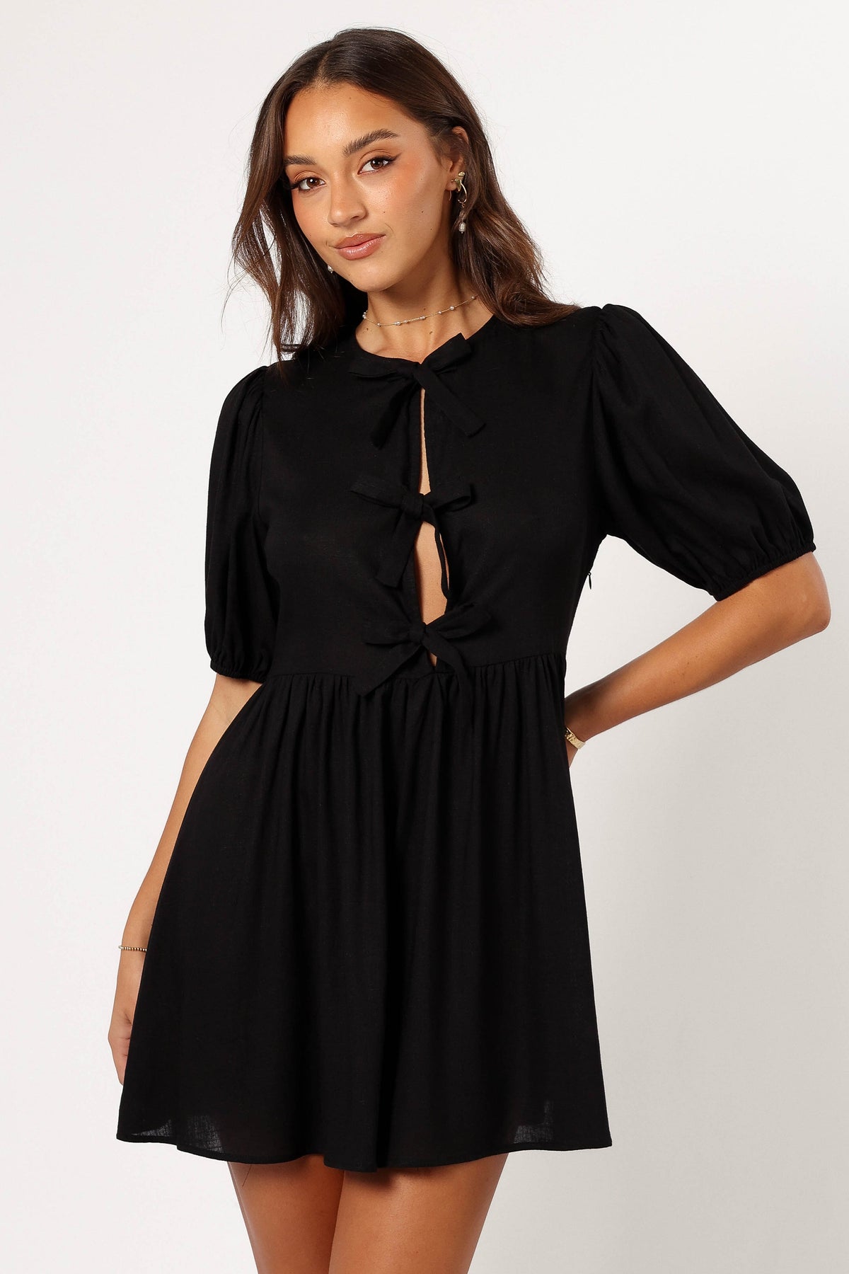 DRESSES @Harlyn Mini Dress - Black