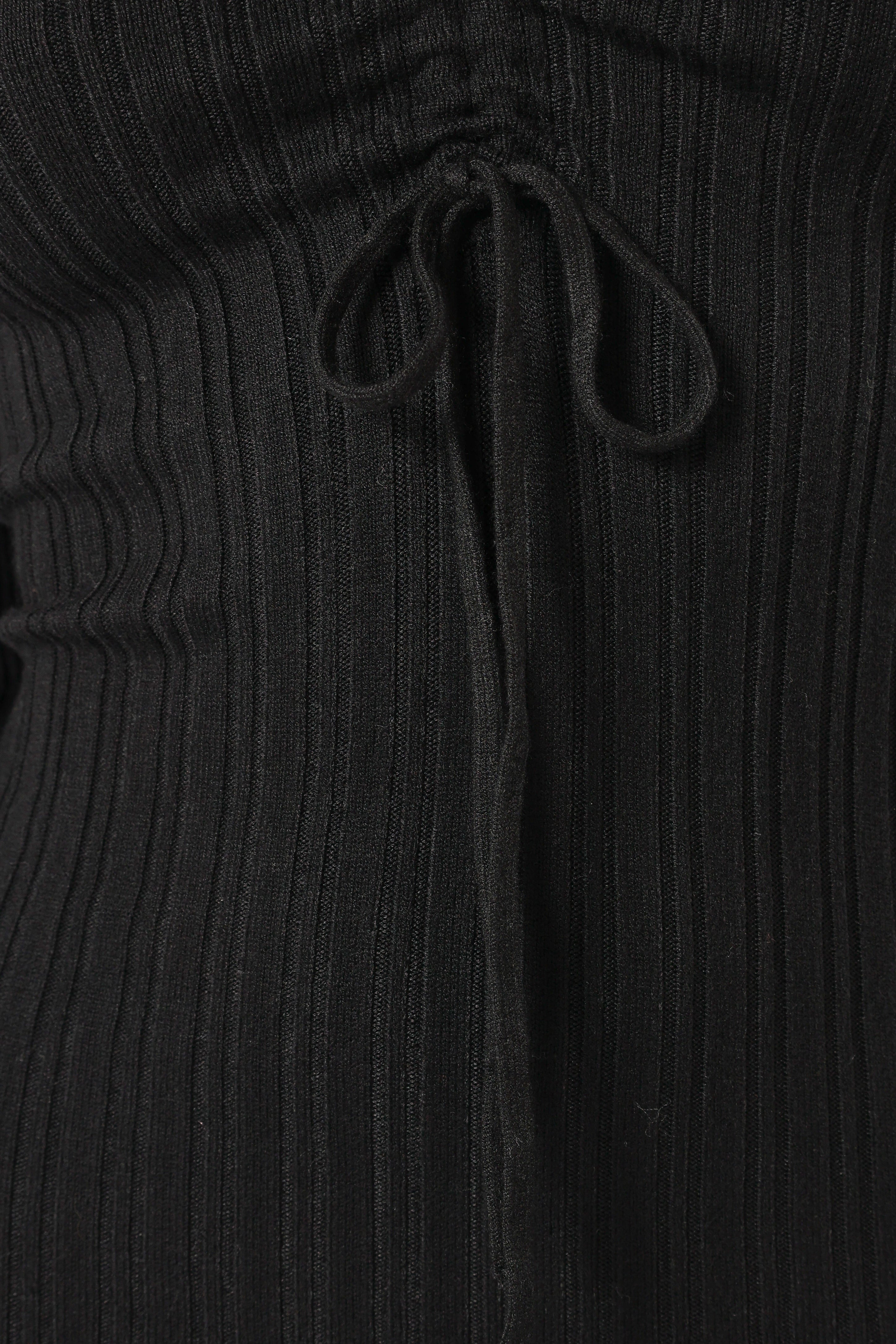 DRESSES @Irene Long Sleeve Maxi Dress - Black