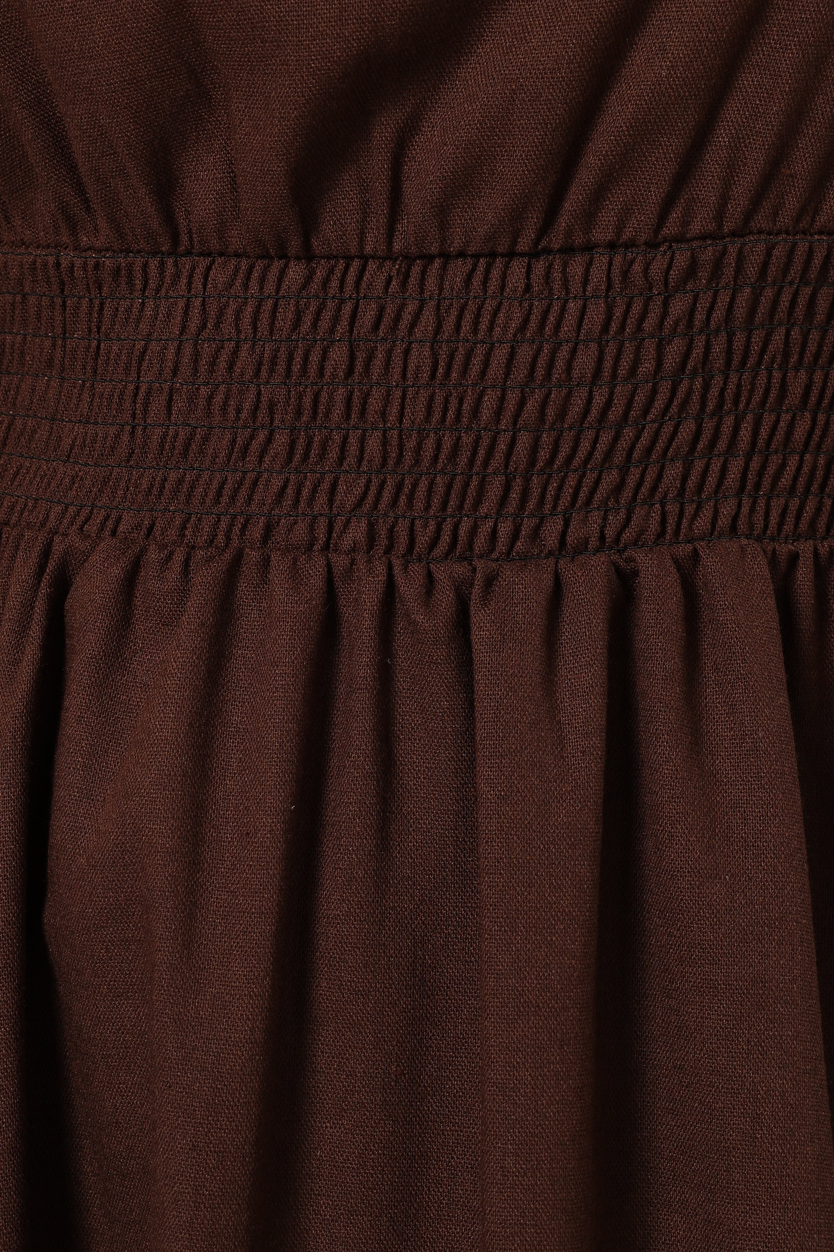 DRESSES @Roman Long Sleeve Maxi Dress - Brown