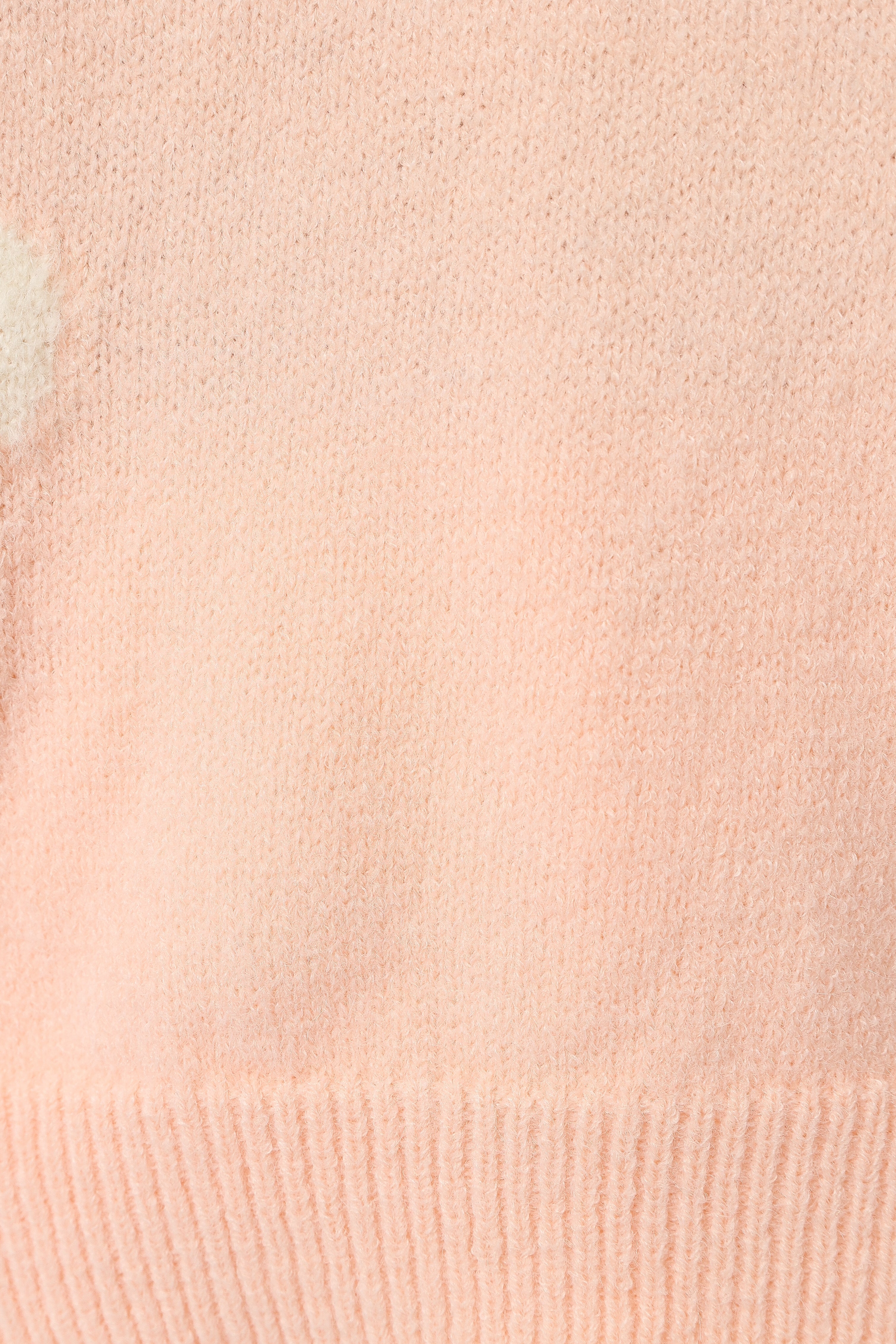 KNITWEAR @Charlie Flower Knit Sweater - Pink