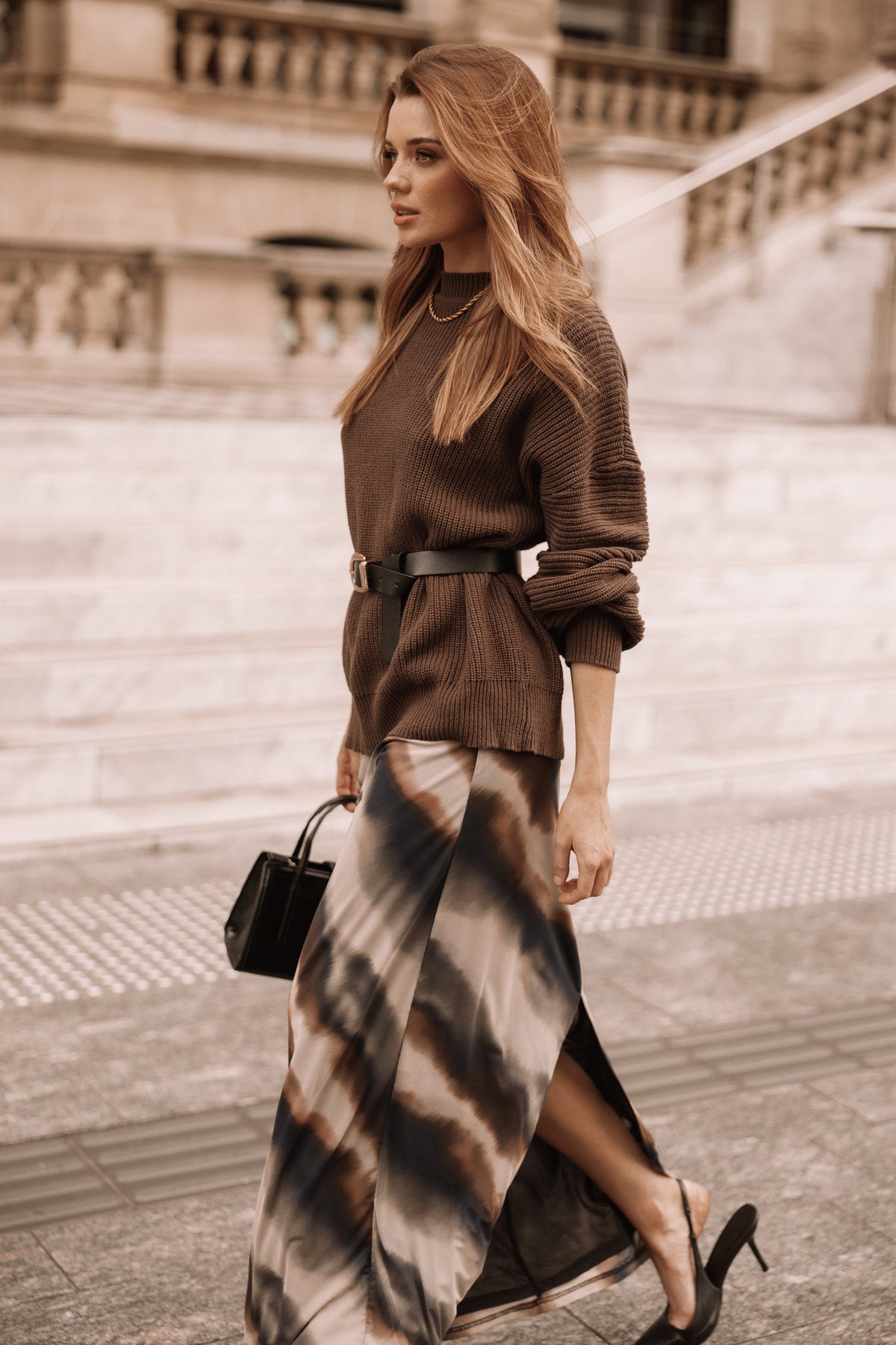 KNITWEAR @Katty Knit Sweater - Chocolate Brown (Hold for Winter Essentials)