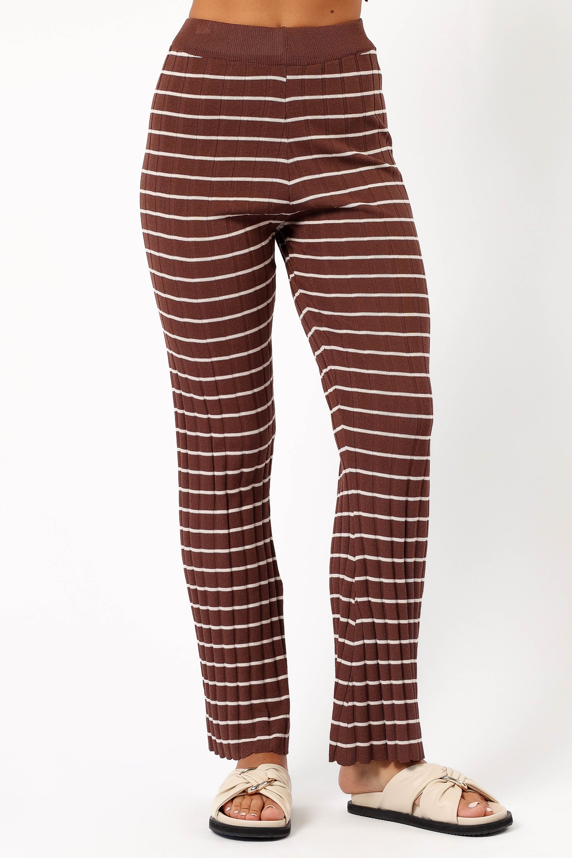 SETS @Saralynn Knitted Set - Brown Beige