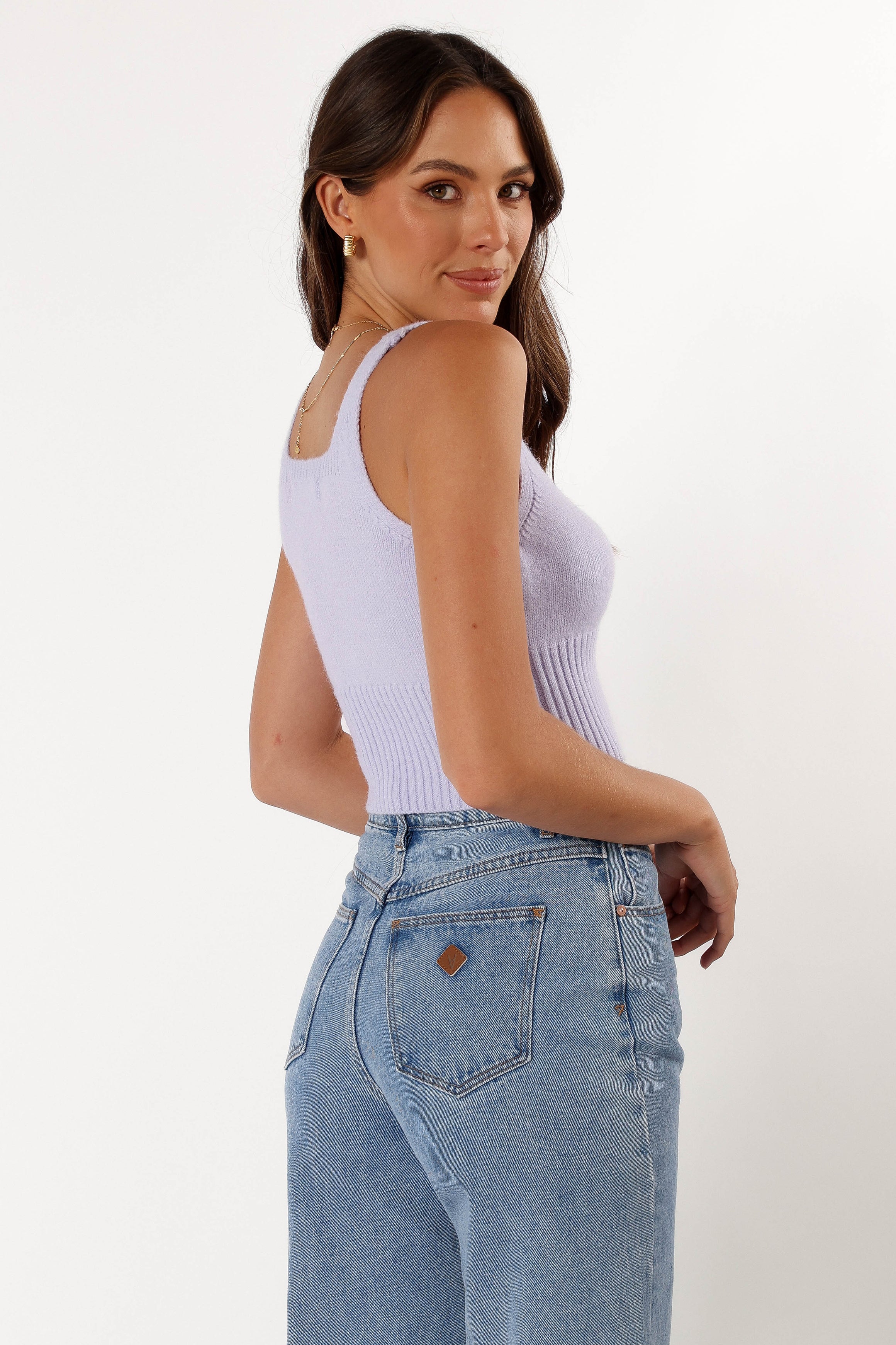 TOPS @Isabel Sweater Top - Lilac (Hold for Cool Beginnings)