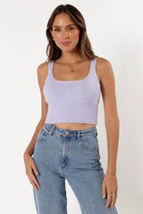 TOPS @Isabel Sweater Top - Lilac (Hold for Cool Beginnings)