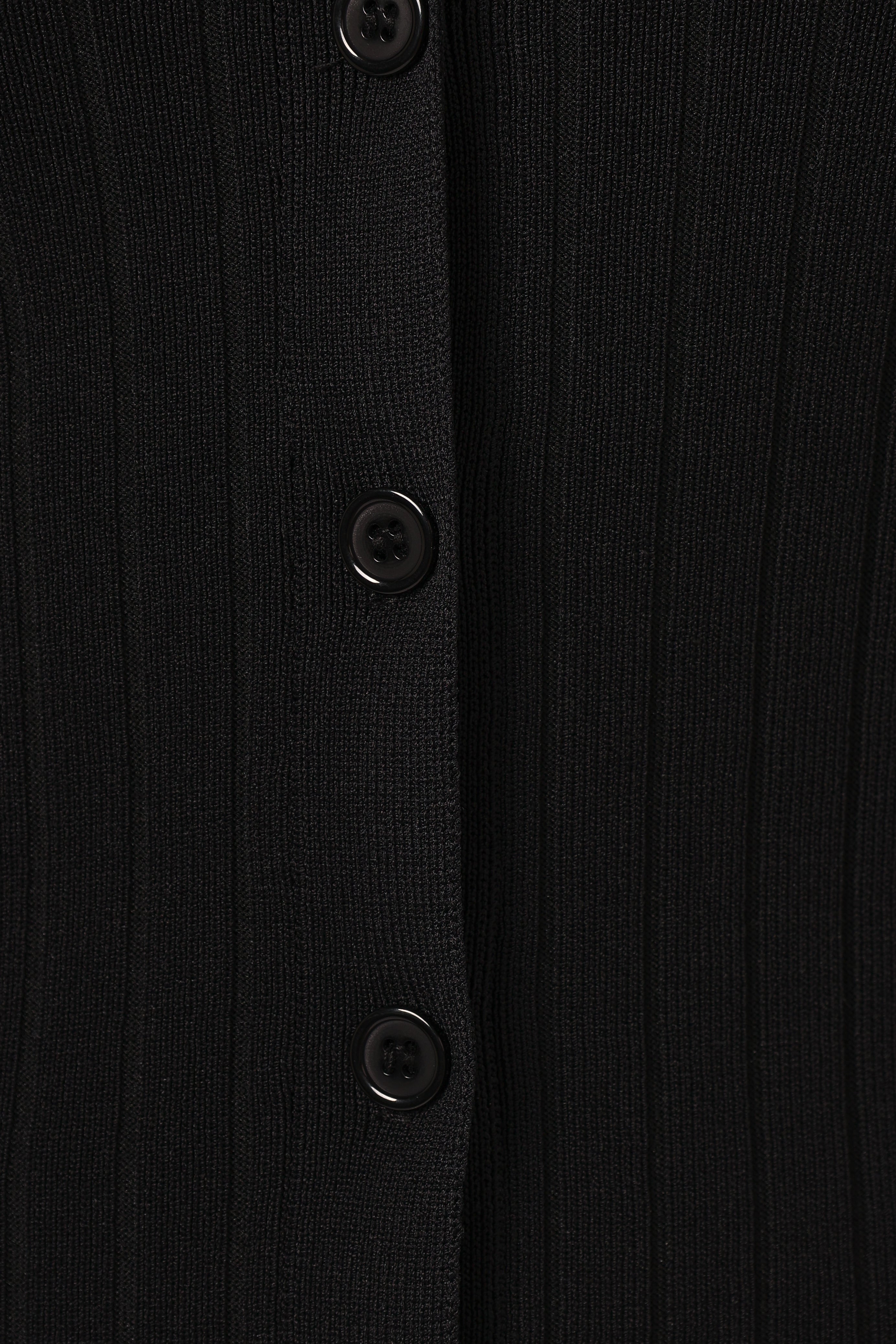 TOPS @Seraphine Knit Cardigan Top - Black