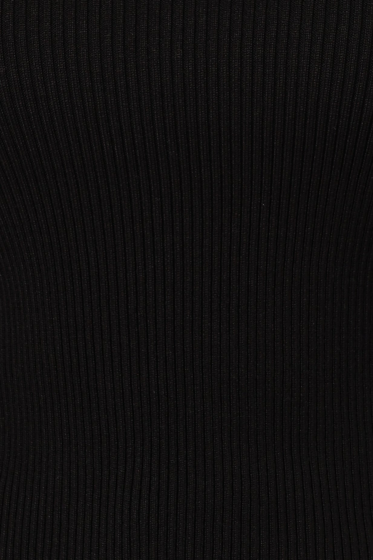 TOPS @Tammy Ribbed Knit Top - Black (pull TOP from bulk)