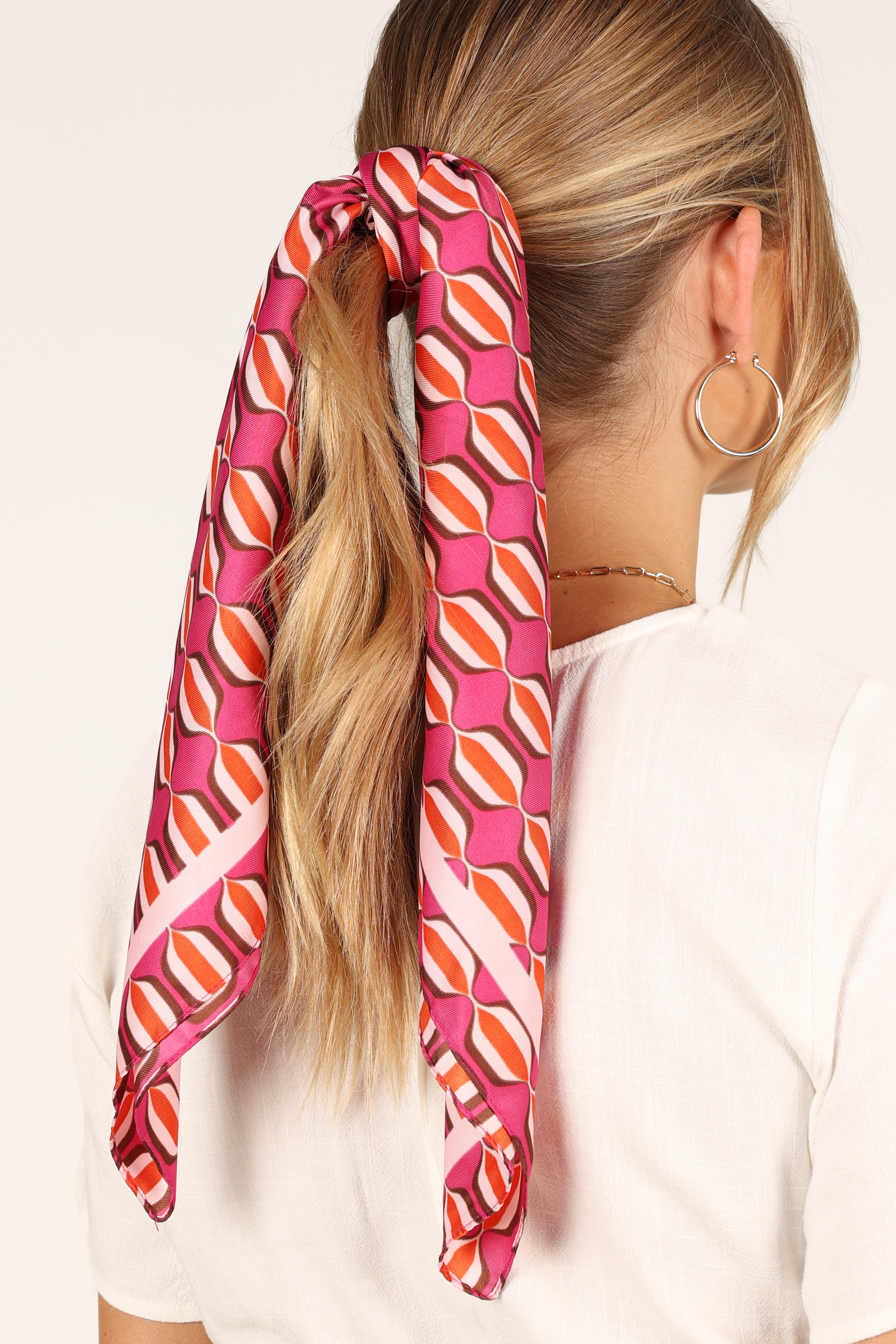 Petal and Pup USA ACCESSORIES Agnes Hair Scarf - Pink Multi One Size