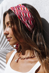 Petal and Pup USA ACCESSORIES Agnes Hair Scarf - Pink Multi One Size