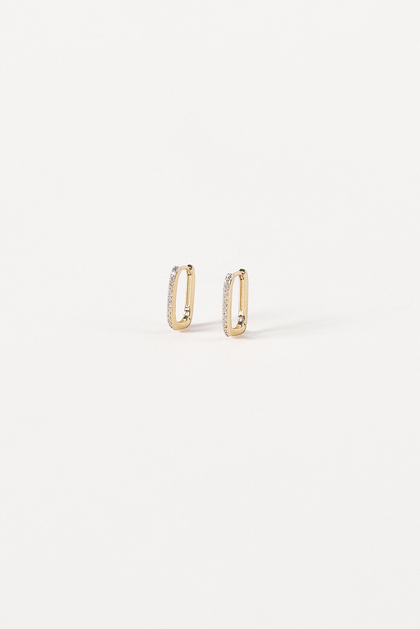 Petal and Pup USA ACCESSORIES Anisa Hoop Earrings - Gold One Size