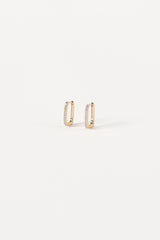 Petal and Pup USA ACCESSORIES Anisa Hoop Earrings - Gold One Size