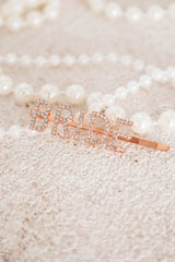 Petal and Pup USA ACCESSORIES Bride Hair Pin - Gold One Size