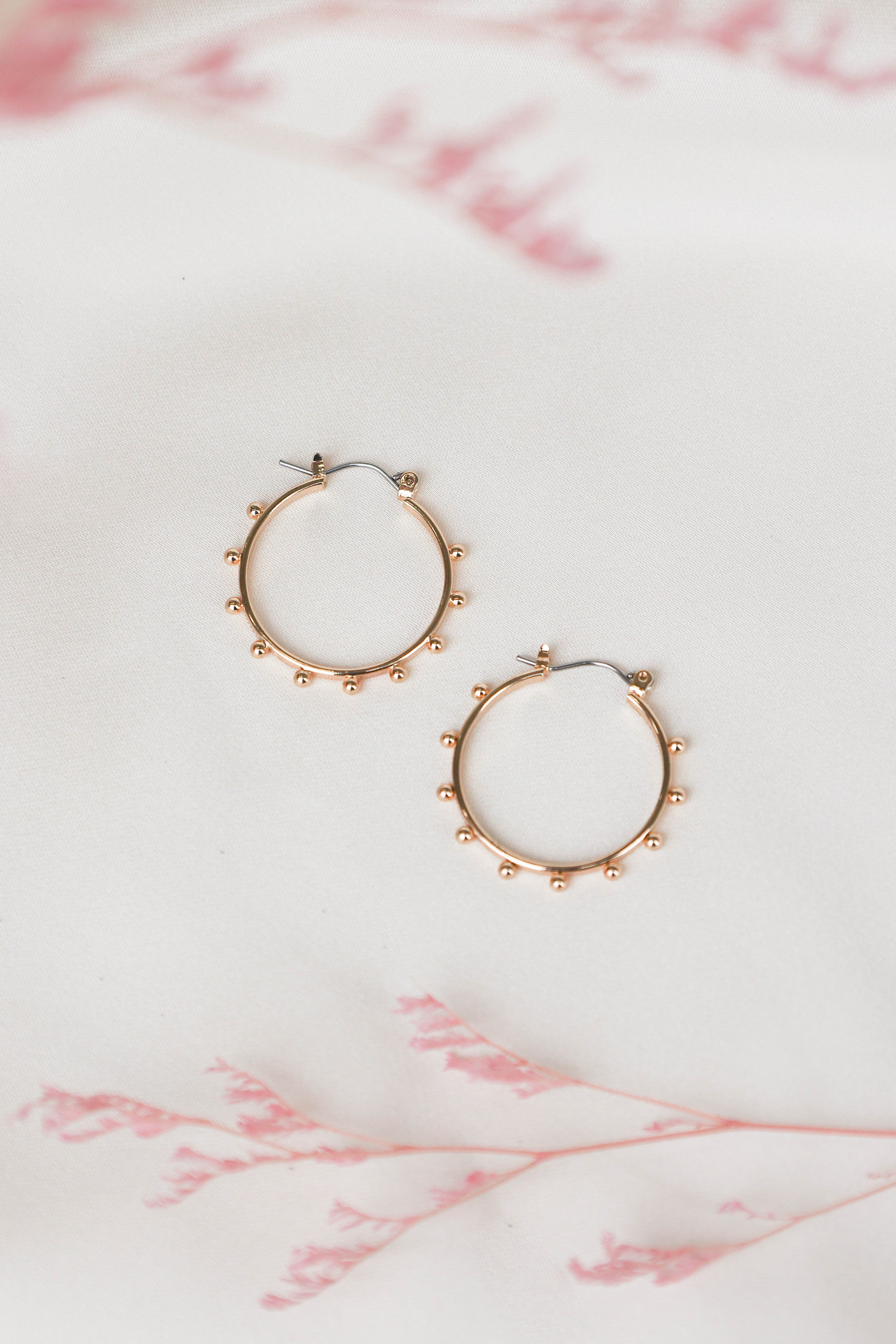 Petal and Pup USA ACCESSORIES Caroline Hoop Earrings - Gold One Size