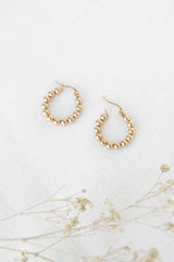 Petal and Pup USA ACCESSORIES Chloe Hoop Earrings - Gold One Size