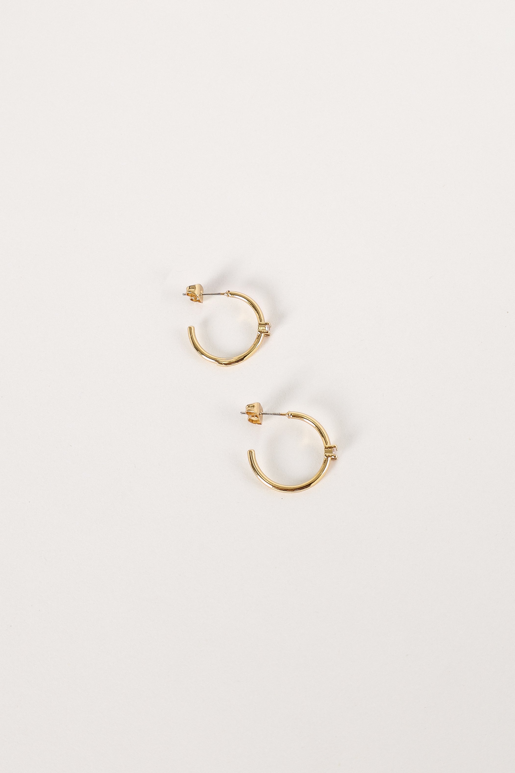 Petal and Pup USA ACCESSORIES Damie Hoop Earrings - Gold One Size