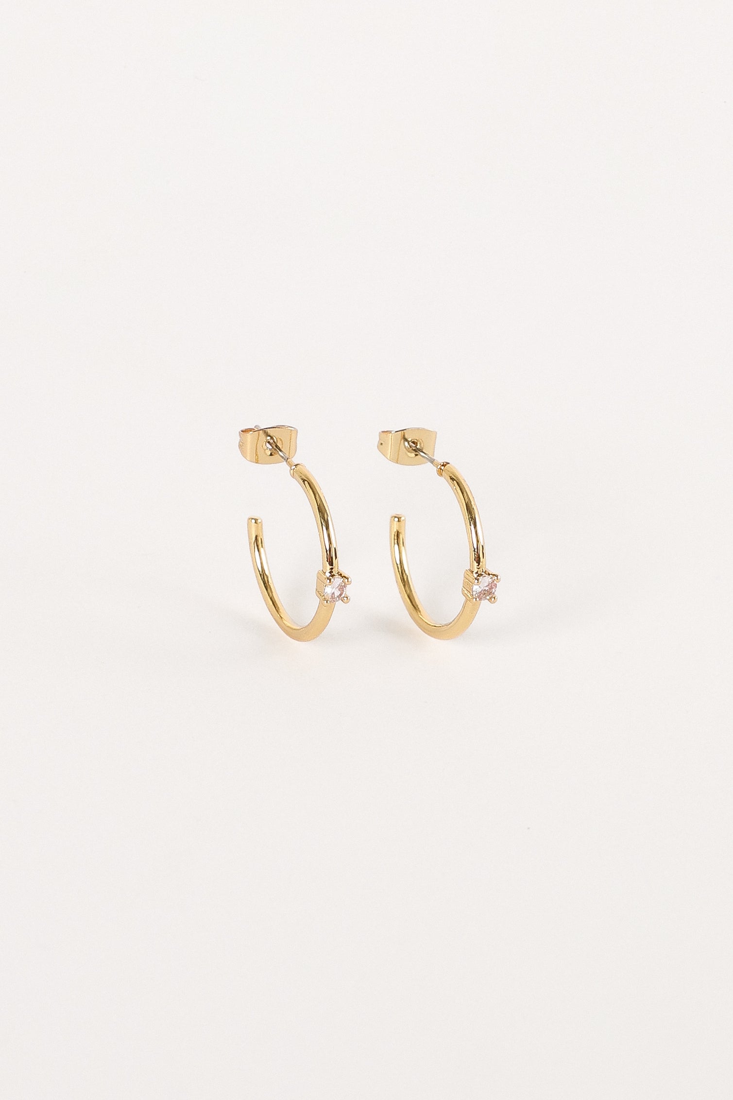 Petal and Pup USA ACCESSORIES Damie Hoop Earrings - Gold One Size