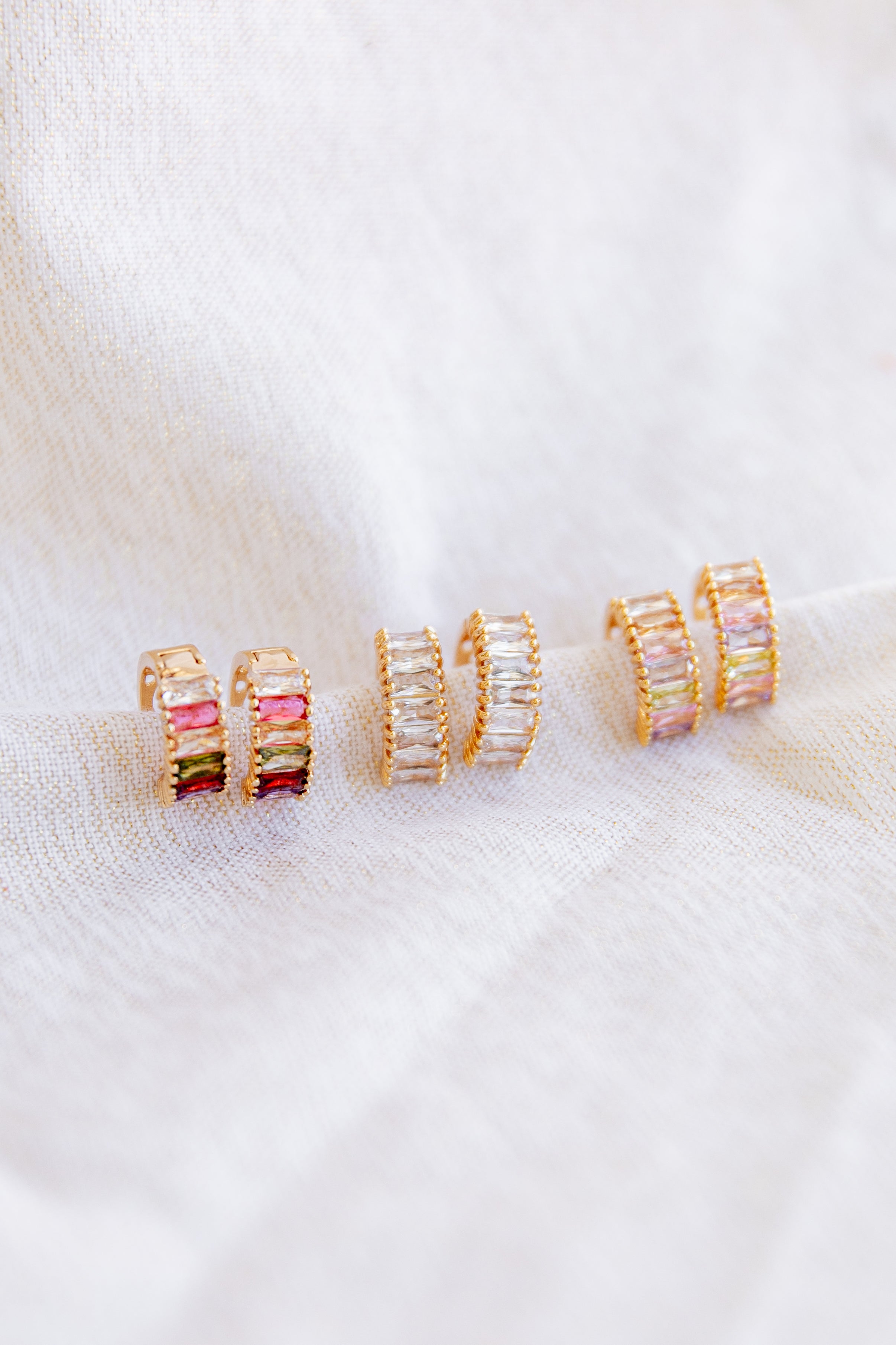 Petal and Pup USA ACCESSORIES Isla 3 Pack Earrings Set - Multi One Size