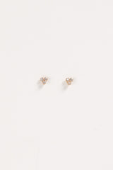 Petal and Pup USA ACCESSORIES Janey Stud Earrings - Gold One Size