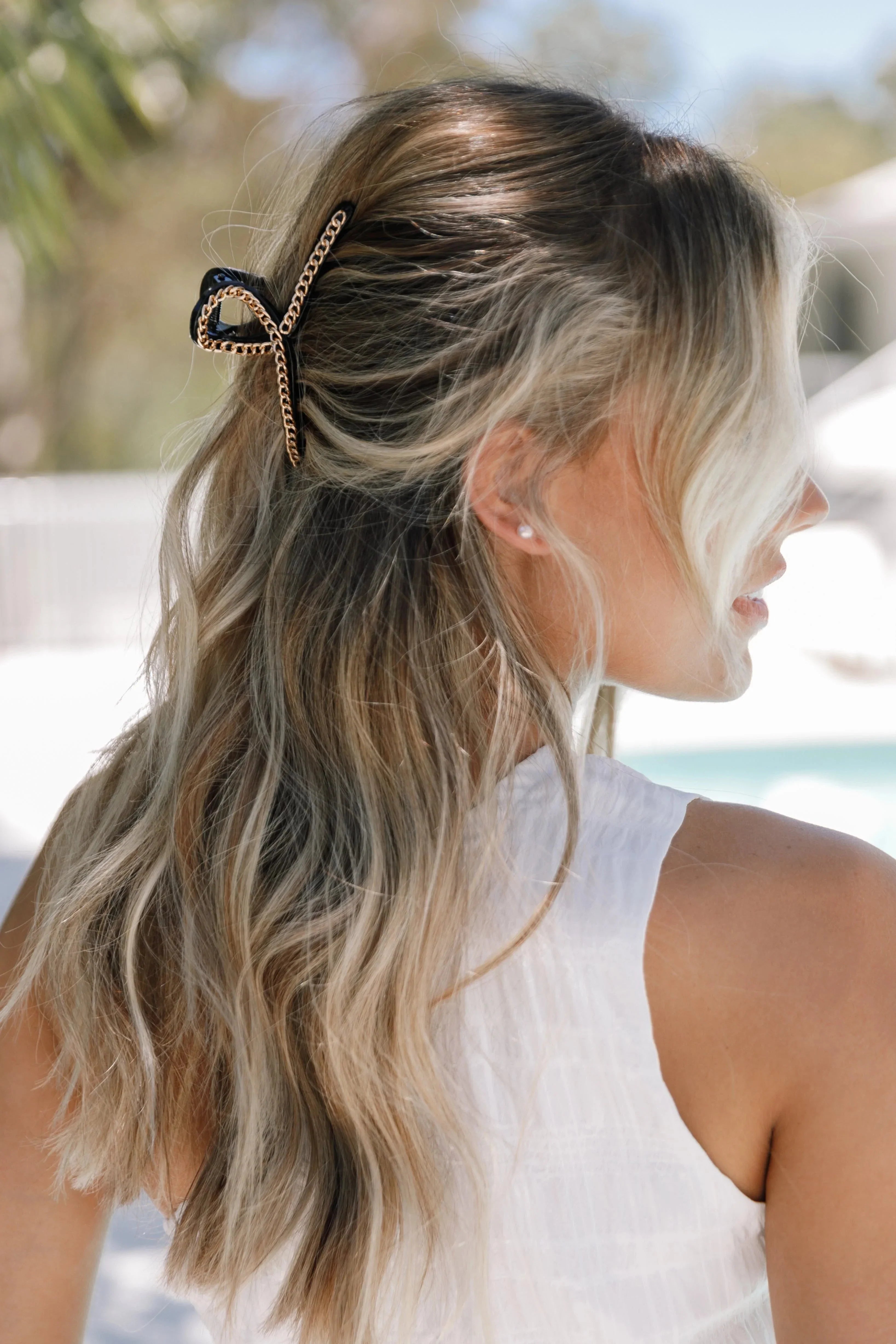 Petal and Pup USA ACCESSORIES Jenny Hairclip - Black One Size