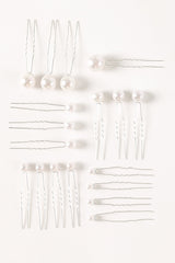 Petal and Pup USA ACCESSORIES Laina Hair Pins - Pearl One Size