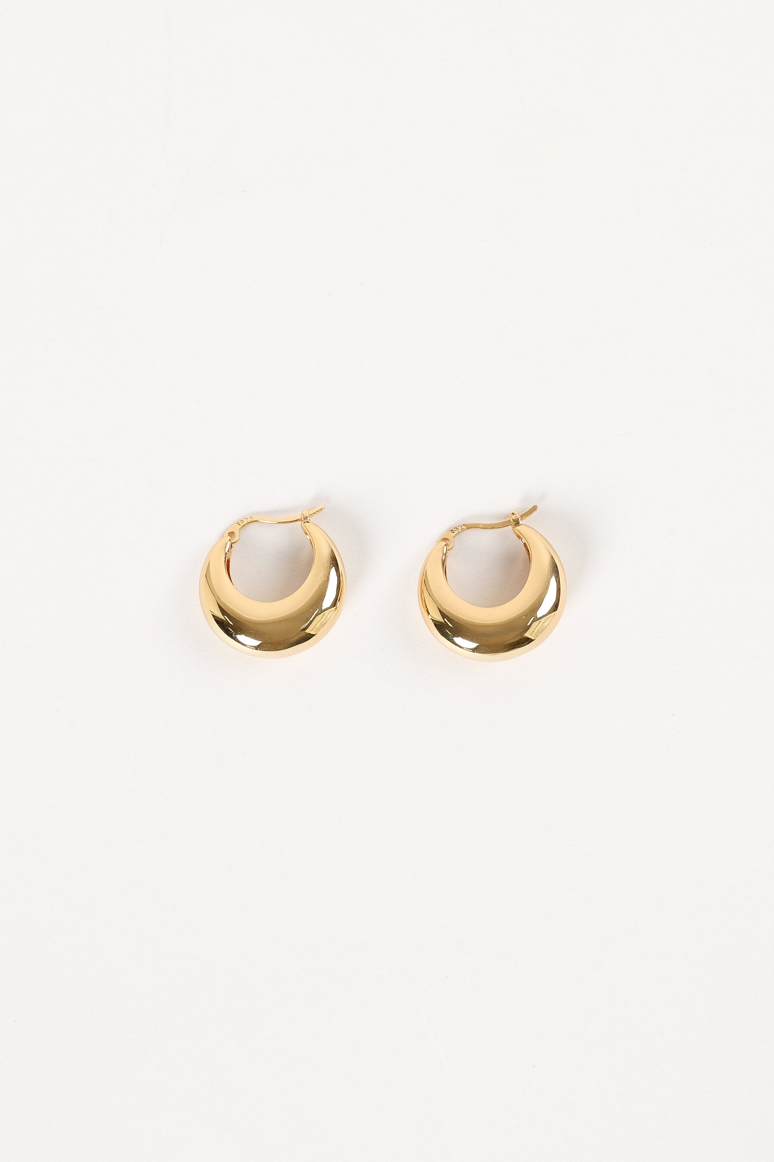 Petal and Pup USA ACCESSORIES Lainey Hoop Earrings - Gold One Size