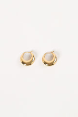 Petal and Pup USA ACCESSORIES Lainey Hoop Earrings - Gold One Size