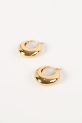 Petal and Pup USA ACCESSORIES Lainey Hoop Earrings - Gold One Size