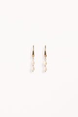 Petal and Pup USA ACCESSORIES Larissa Pearl Earrings - Gold One Size