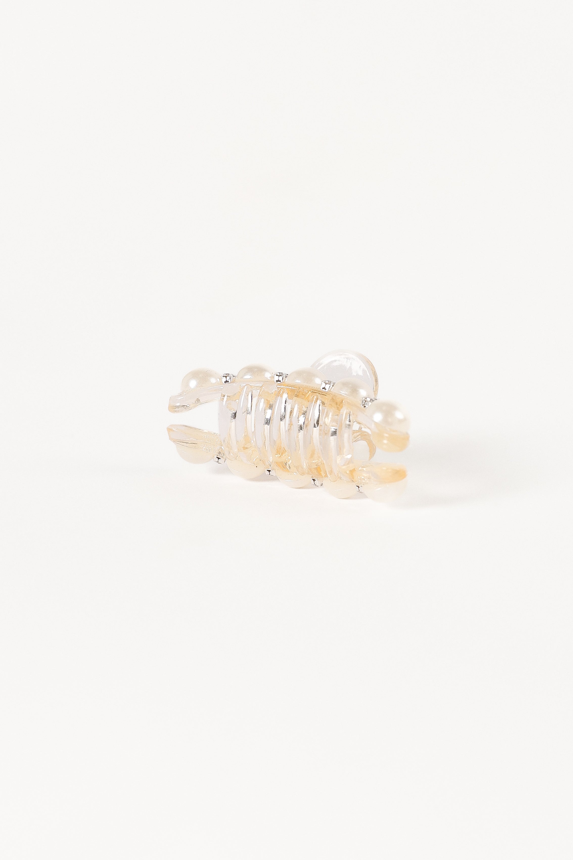 Petal and Pup USA ACCESSORIES Lile Pearl Hair Clip - White One Size