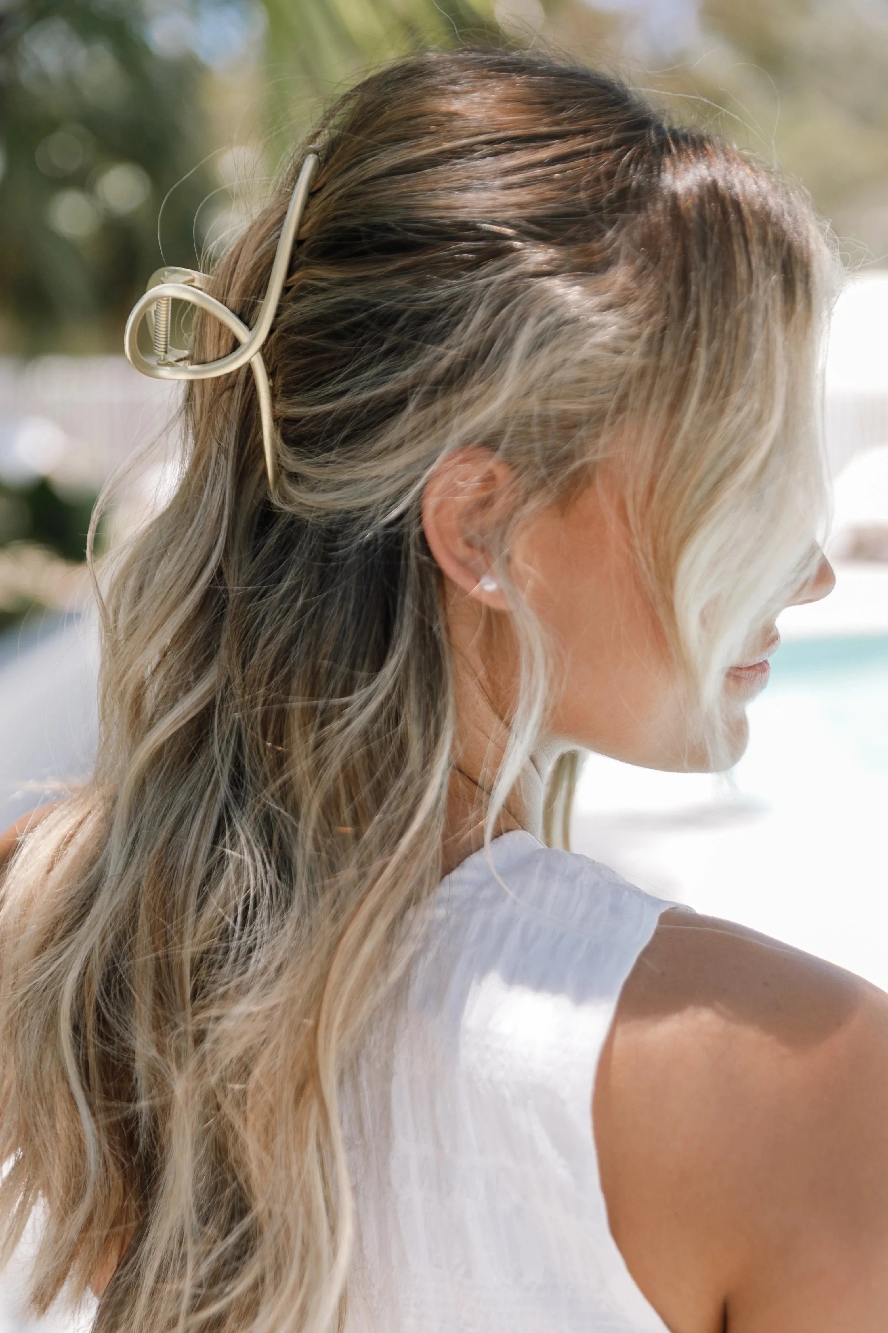 Petal and Pup USA ACCESSORIES Linda Hair Clip - Gold One Size