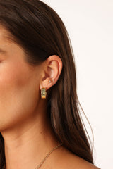 Petal and Pup USA ACCESSORIES Marley Hoop Earrings - Gold One Size