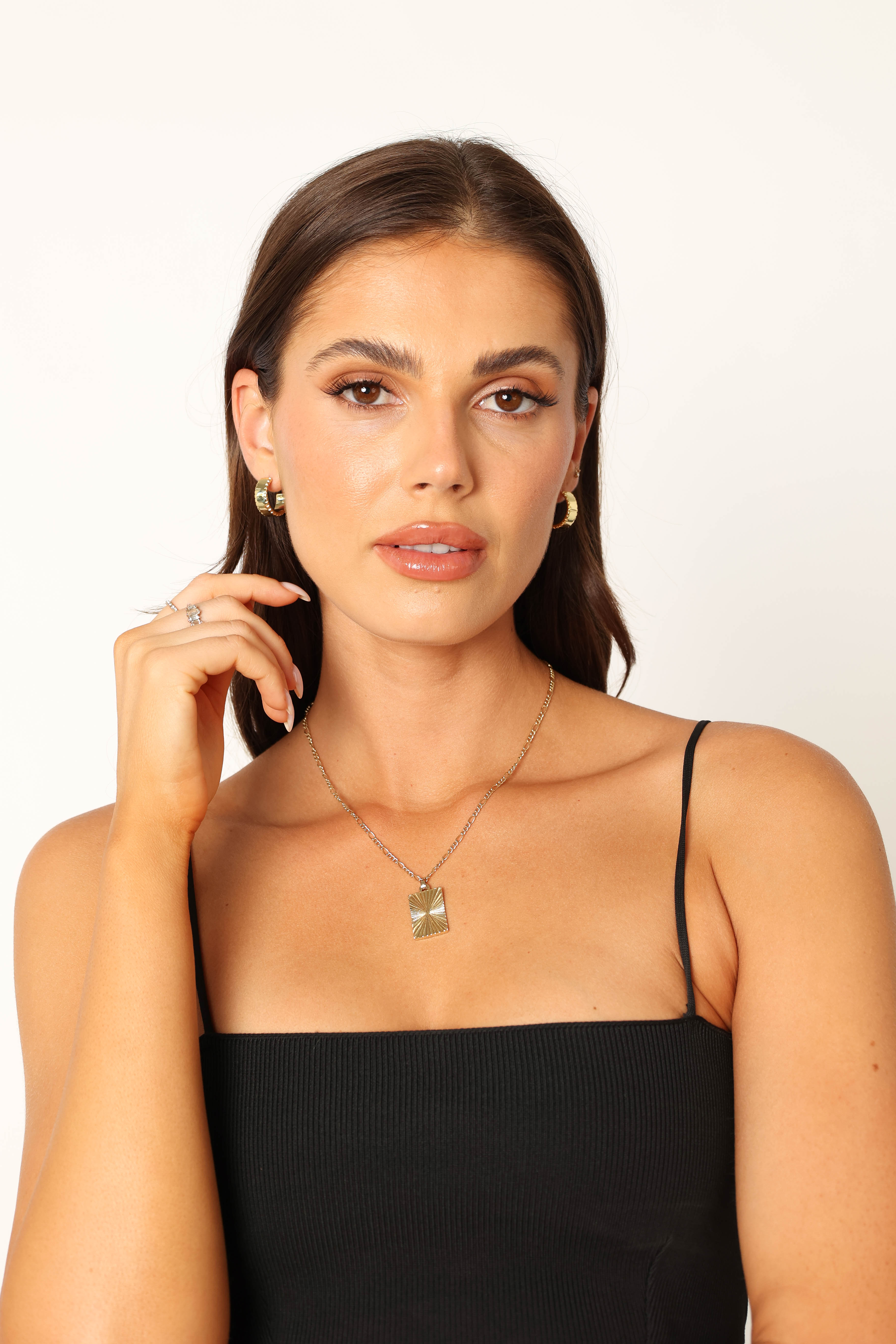 Petal and Pup USA ACCESSORIES Marley Hoop Earrings - Gold One Size