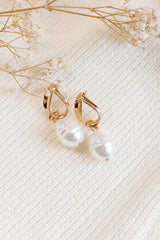 Petal and Pup USA ACCESSORIES Medella Earrings - Pearl One Size