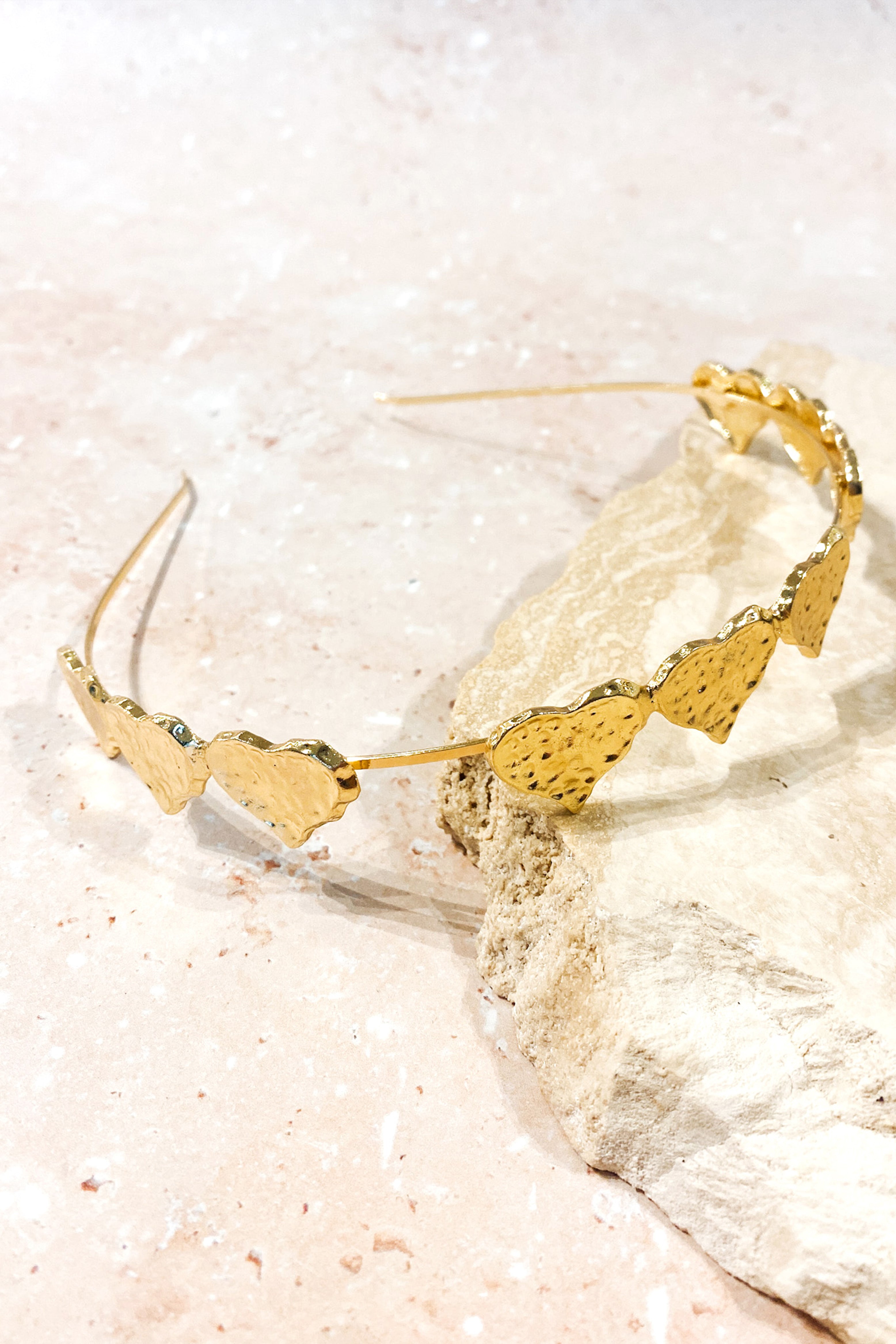 Petal and Pup USA ACCESSORIES Mi Amore Headband - Gold One Size