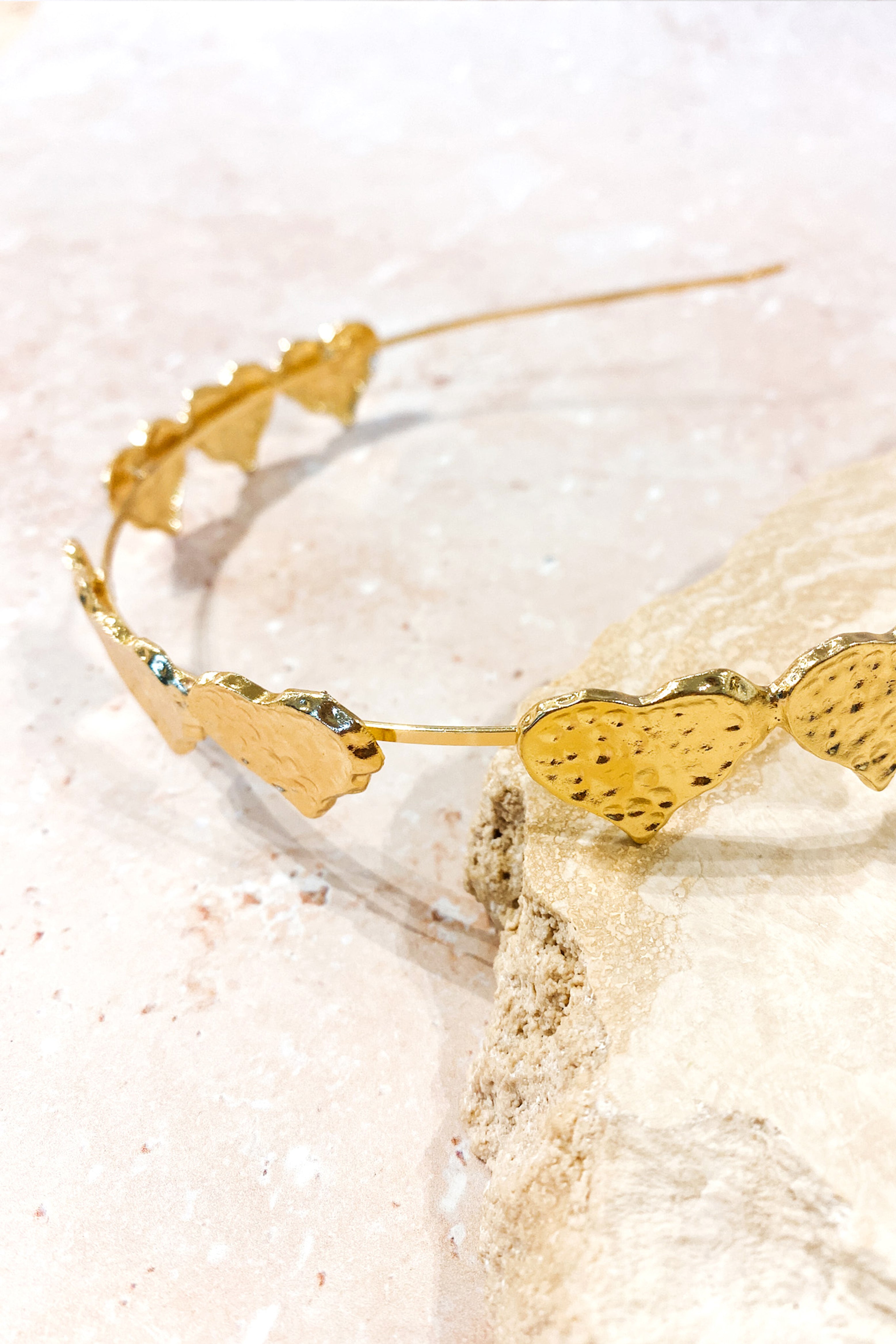 Petal and Pup USA ACCESSORIES Mi Amore Headband - Gold One Size