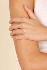 Petal and Pup USA ACCESSORIES Mila Embellished Ring - Gold One Size