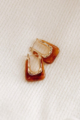 Petal and Pup USA ACCESSORIES Minsi Earrings - Brown One Size