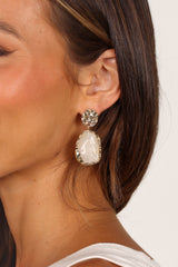 Petal and Pup USA ACCESSORIES Montague Drop Earrings - Gold One Size