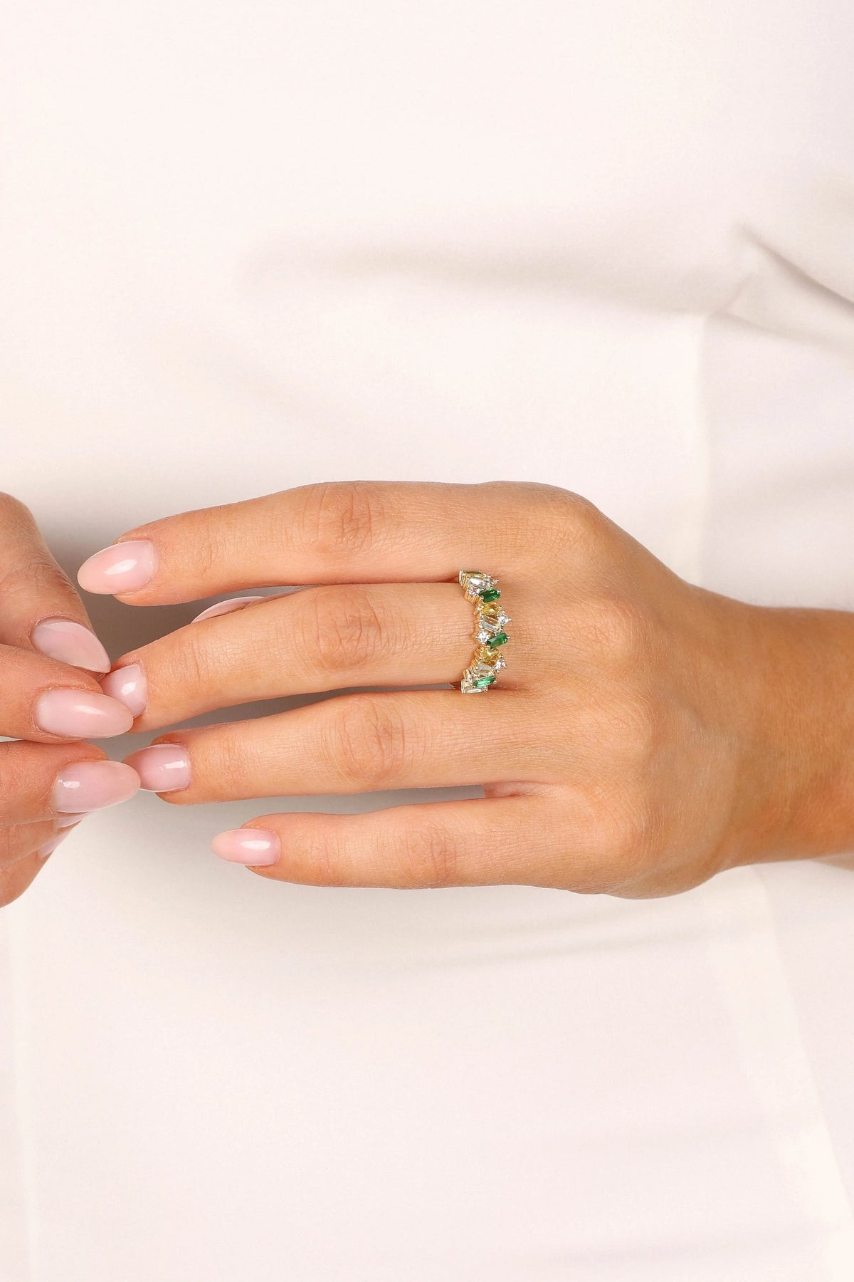 Petal and Pup USA ACCESSORIES Pinot Ring - Gold/Green One Size