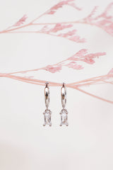 Petal and Pup USA ACCESSORIES Sadie Drop Earrings - Silver One Size