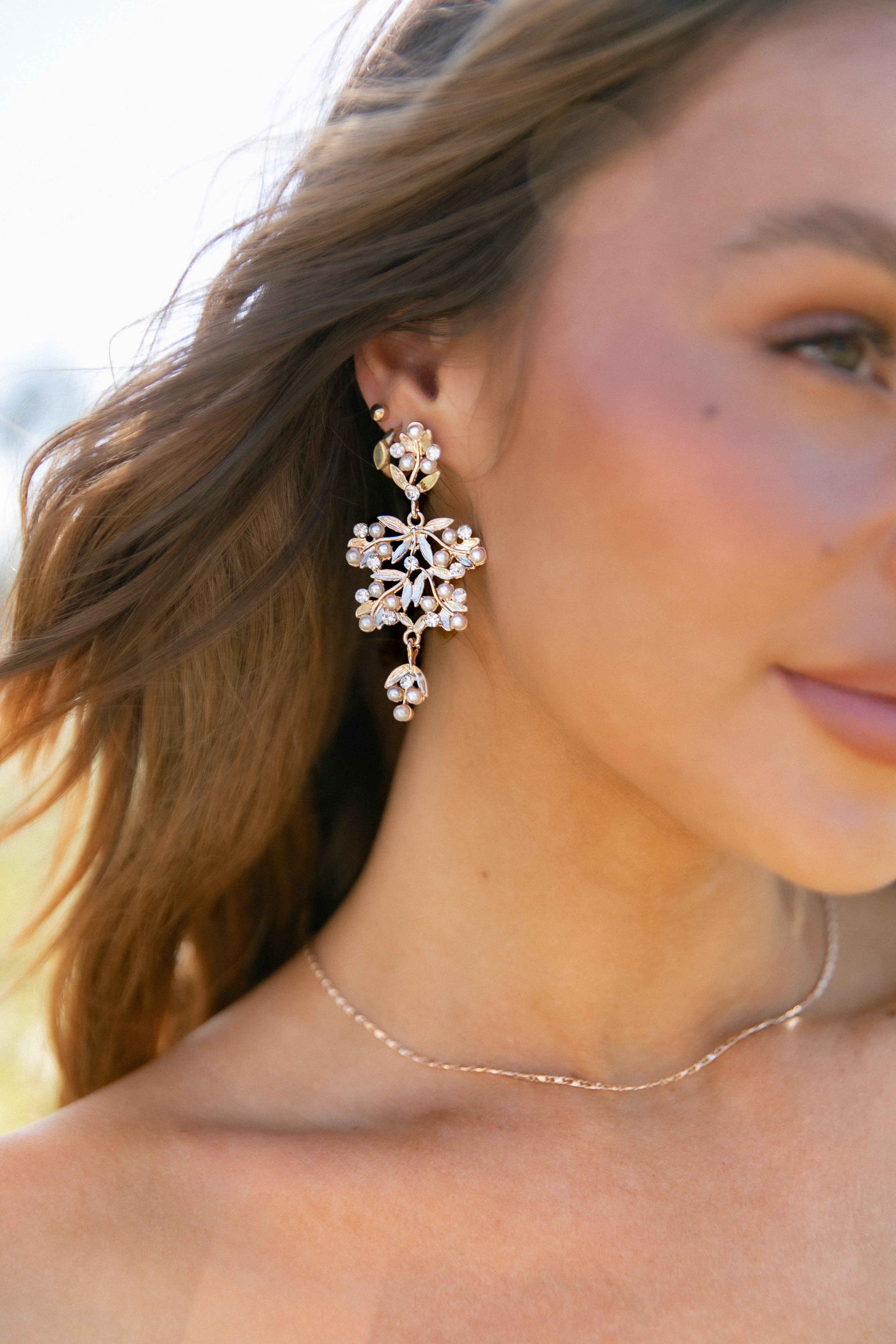 Petal and Pup USA ACCESSORIES Savannah Earrings - Gold One Size