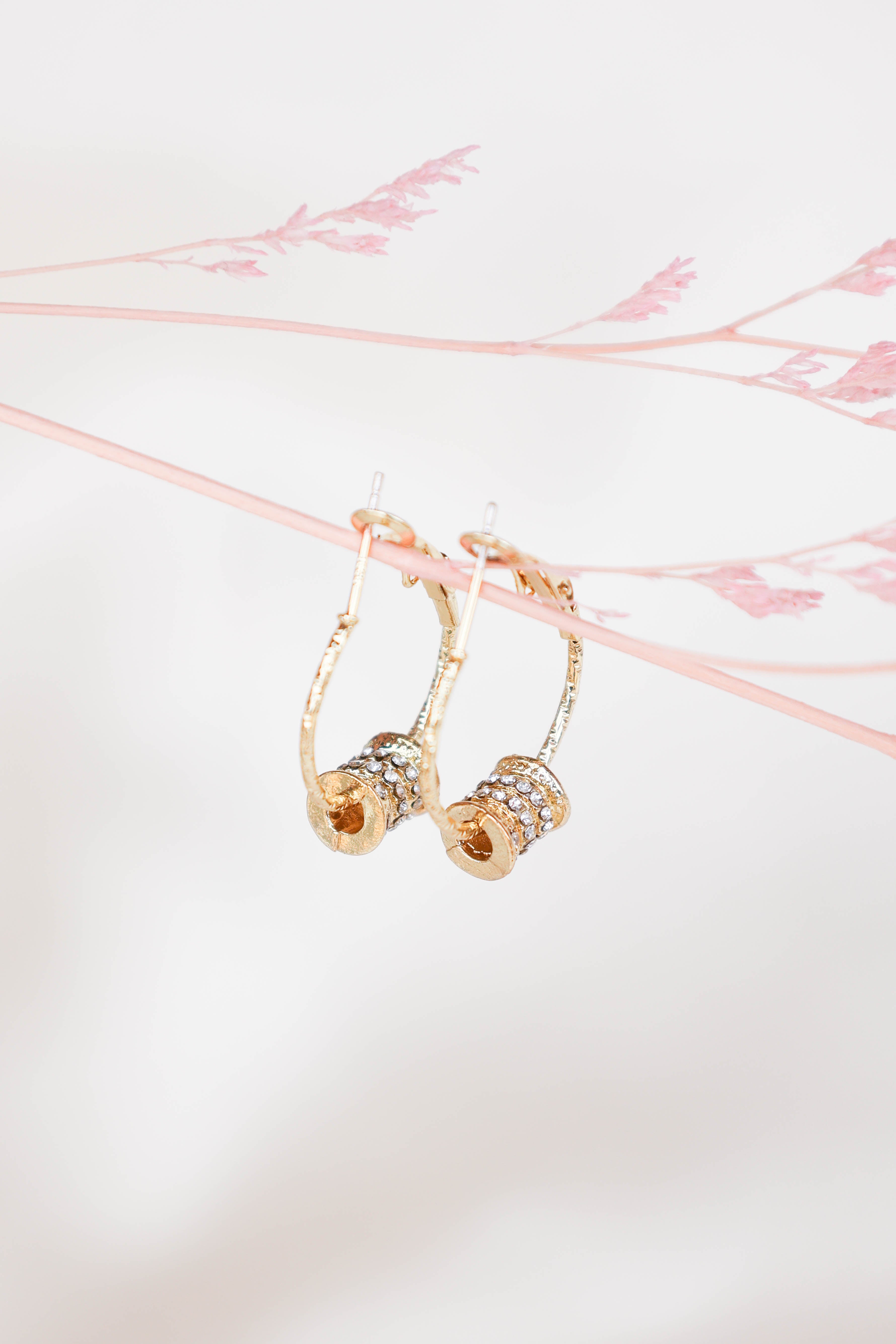 Petal and Pup USA ACCESSORIES Sydney Delicate Hoop Earrings - Gold One Size