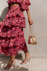 Petal and Pup USA ACCESSORIES Valentina Embellished Bag - Gold One Size