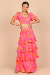 Petal and Pup USA BOTTOMS Addison Maxi Skirt - Pink Tropics