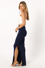 Petal and Pup USA BOTTOMS Chyna Midi Skirt - Navy
