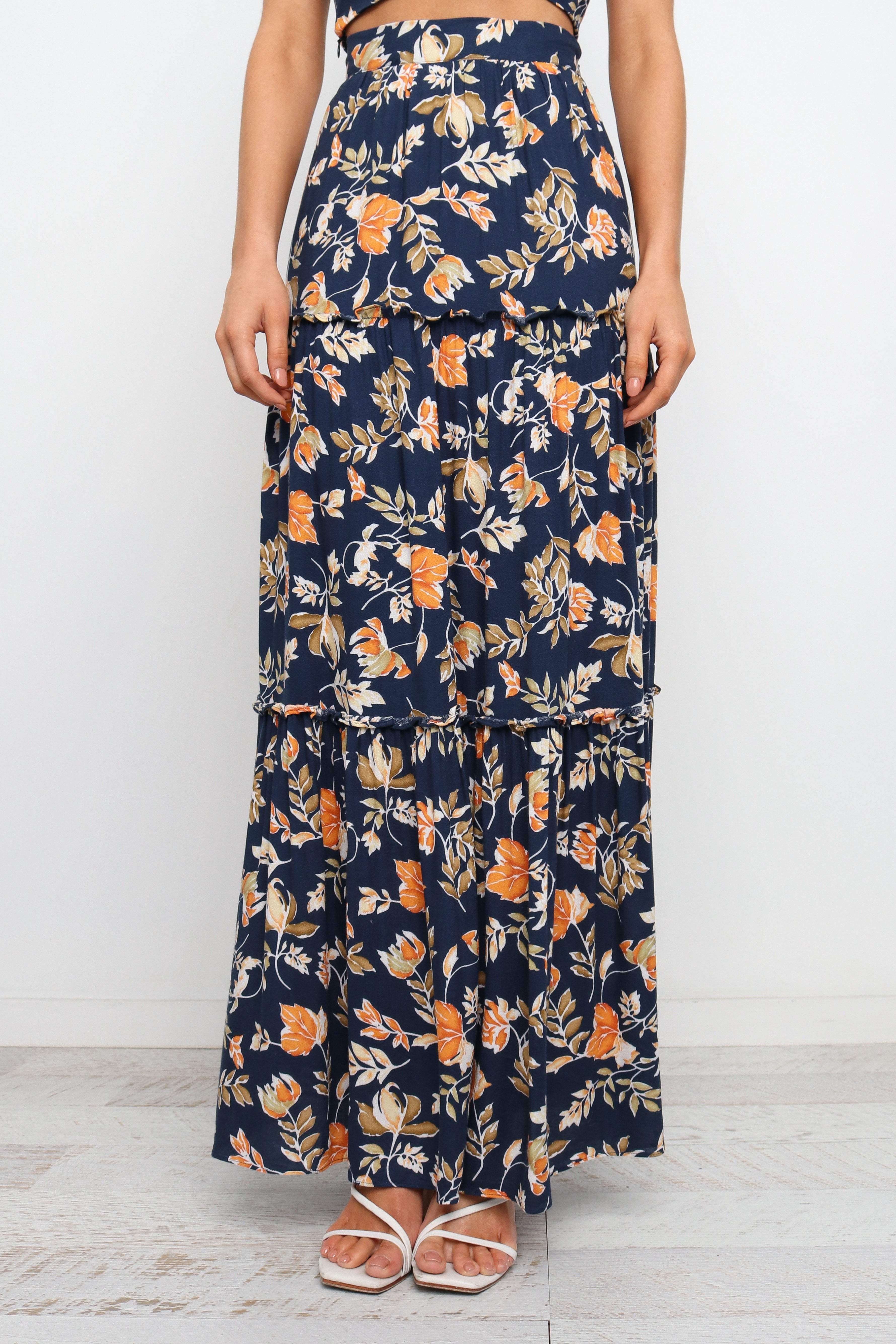 Petal and Pup USA BOTTOMS Deaville Skirt - Navy