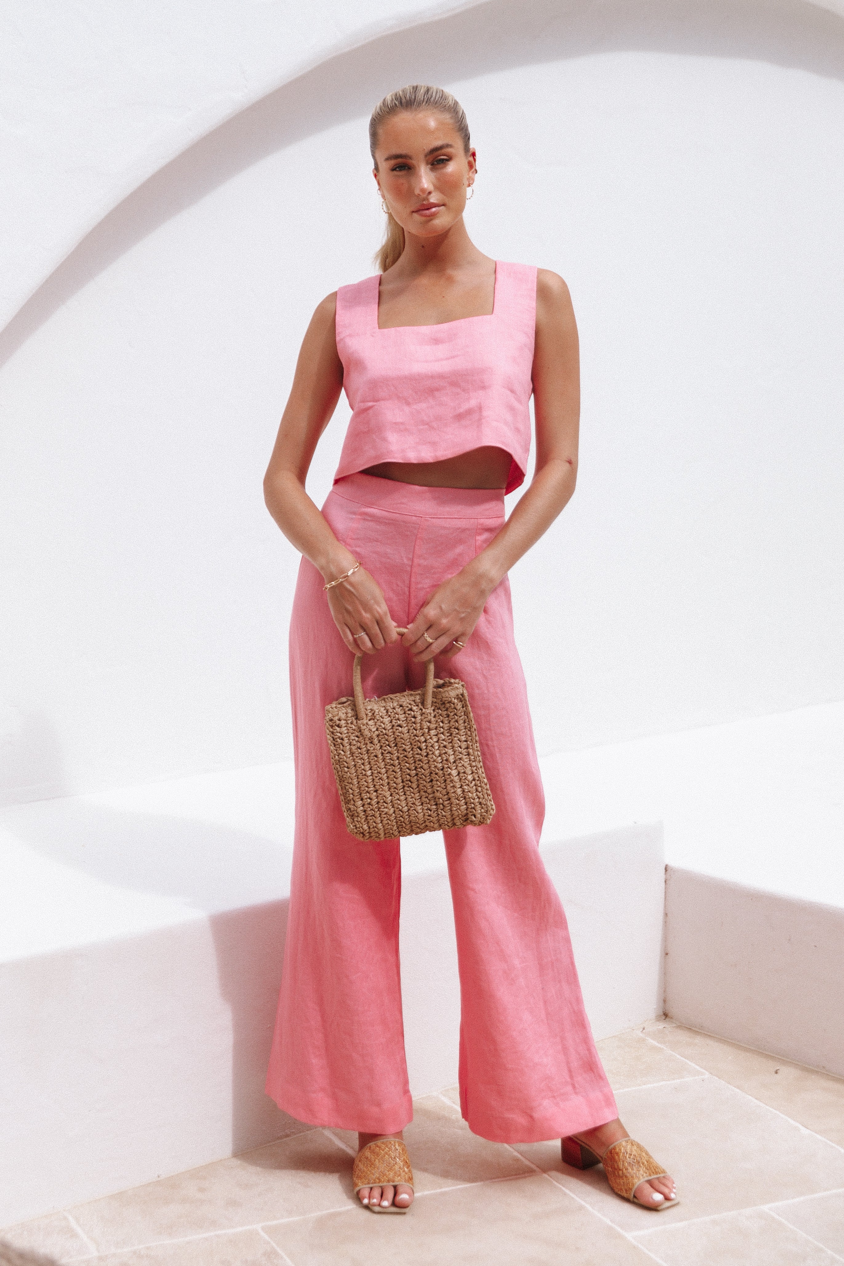 Petal and Pup USA BOTTOMS Devlin Pant - Pink