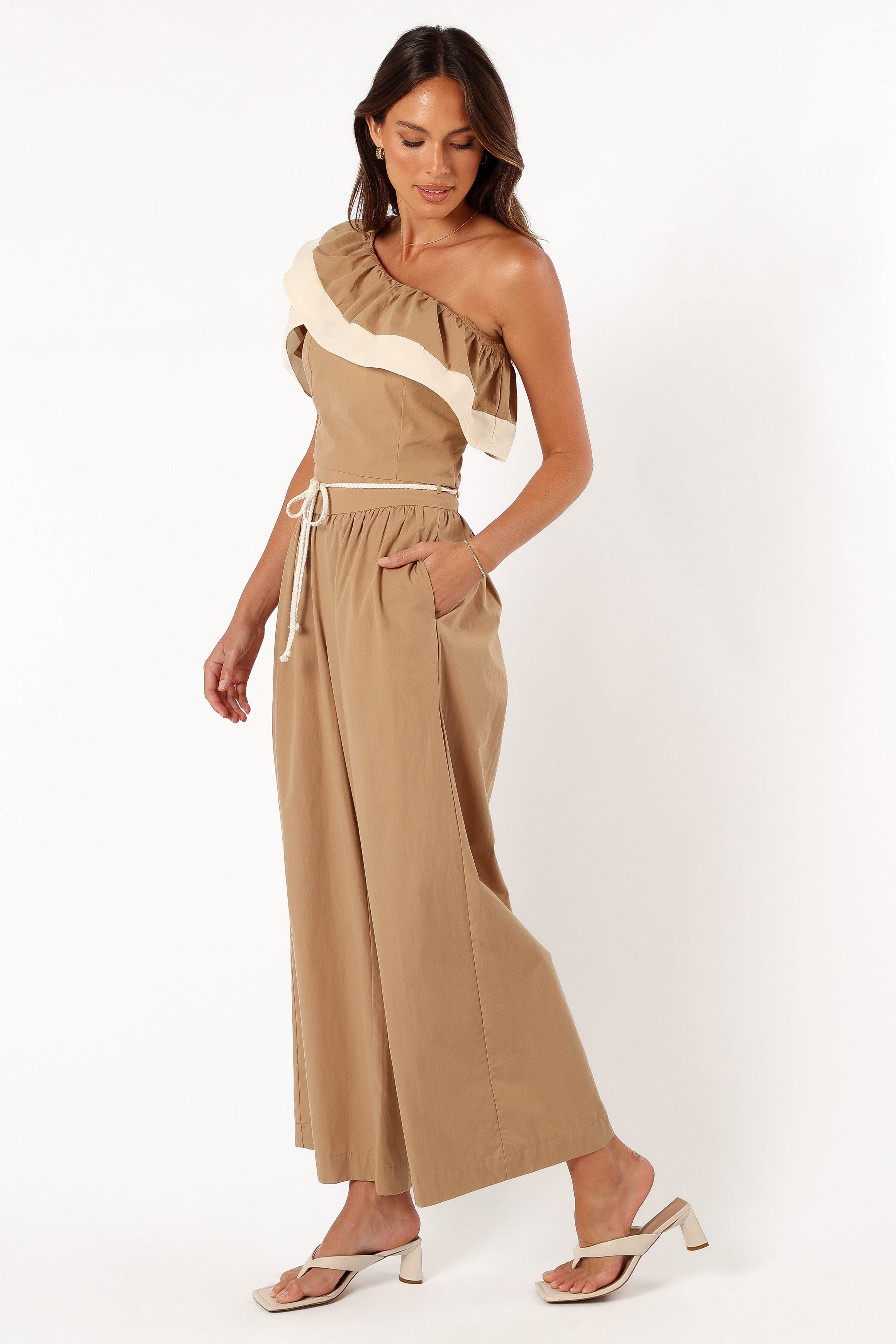 Petal and Pup USA BOTTOMS Everly Pants - Tan