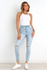 Petal and Pup USA BOTTOMS Hadie Jeans - Light Blue Wash